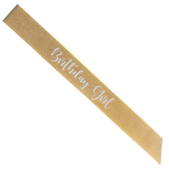 Birthday Girl Sparkle Sash - Picture 1 of 5